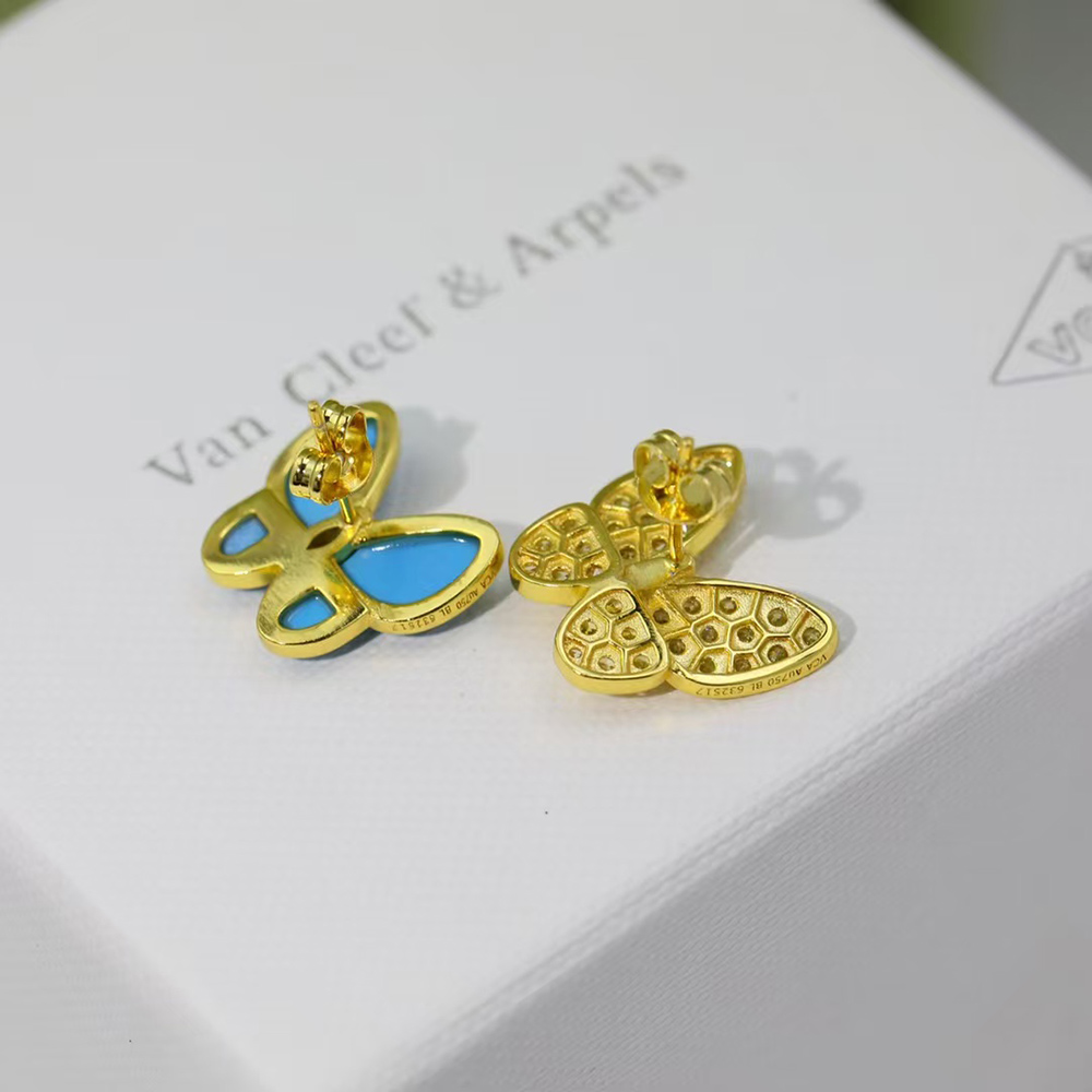 Van Cleef & Arpels Two Butterfly earrings RP7US00