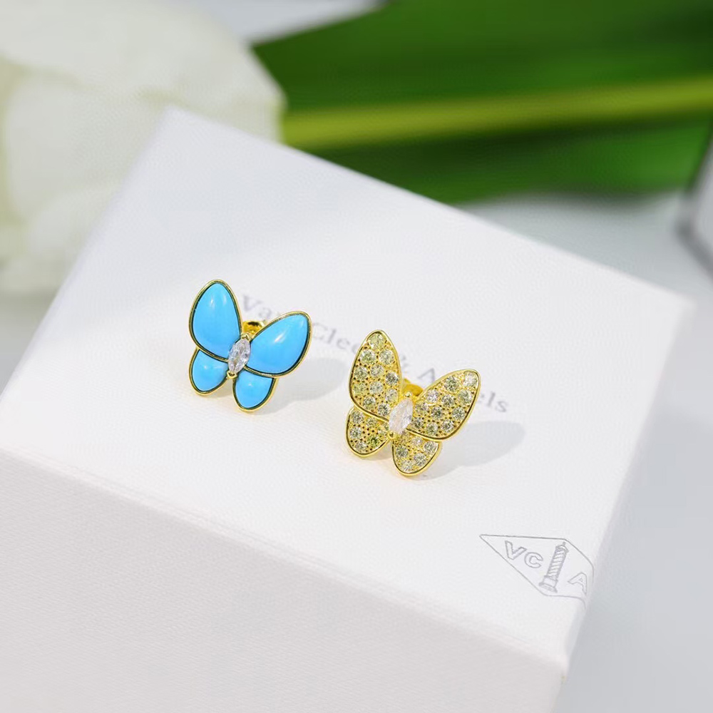 Van Cleef & Arpels Two Butterfly earrings RP7US00