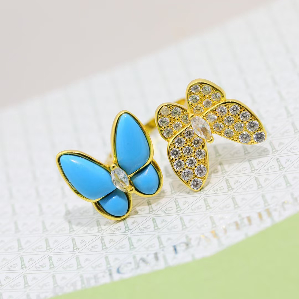 Van Cleef & Arpels Two Butterfly Between the Finger ring RP7UZ00