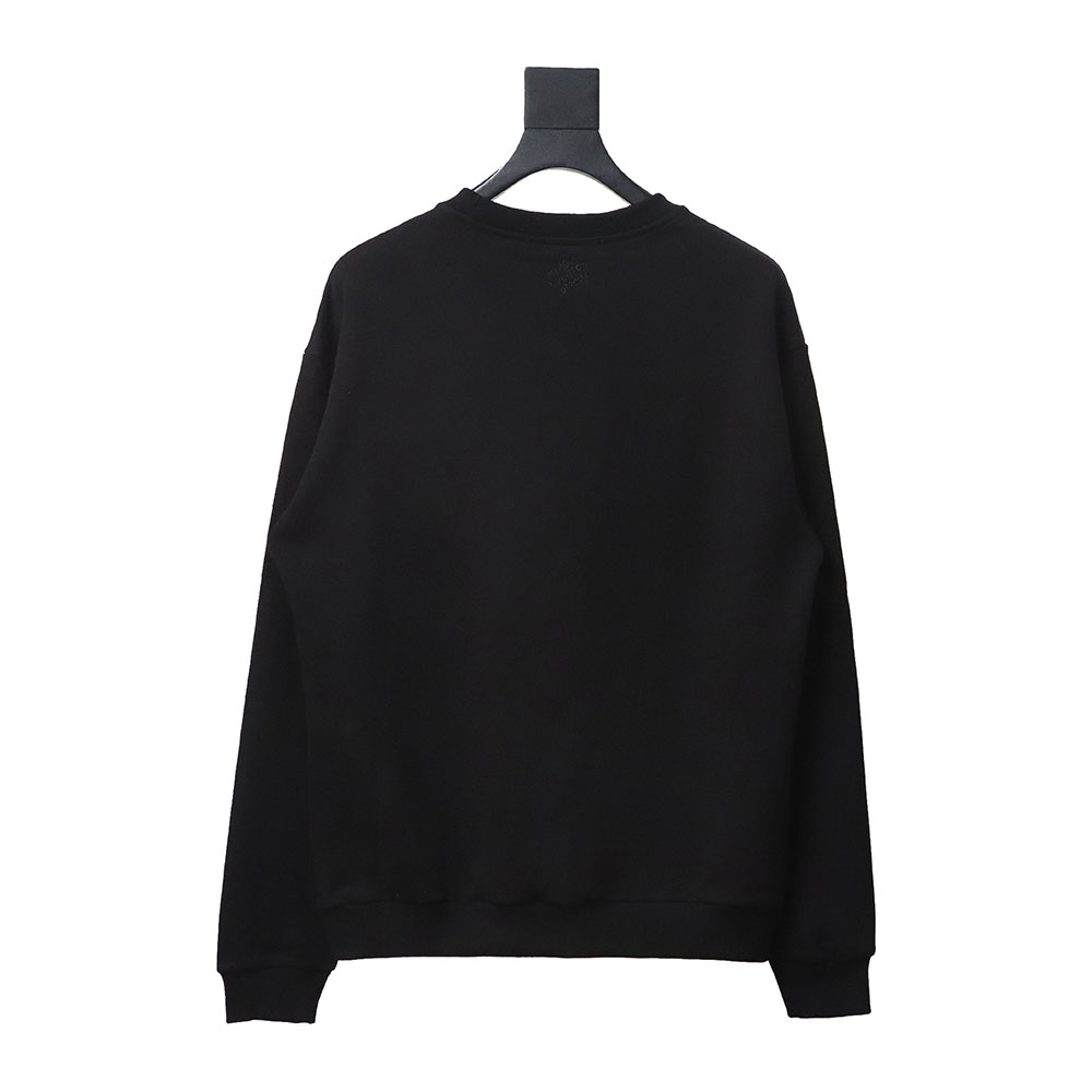 Louis Vuitton long-sleeved sweatshirt with metal studs
