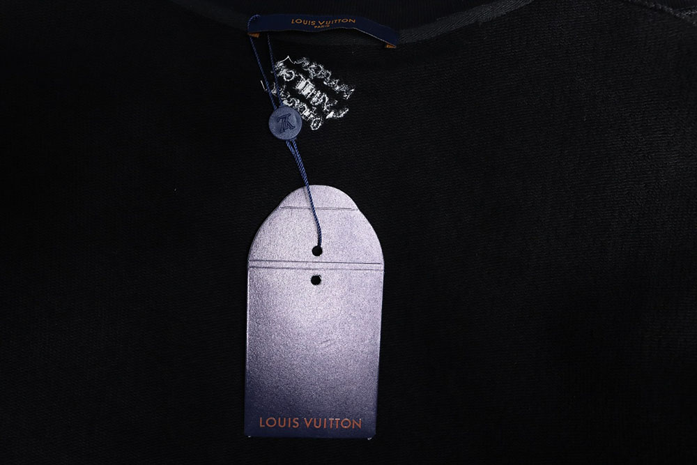 Louis Vuitton long-sleeved sweatshirt with metal studs