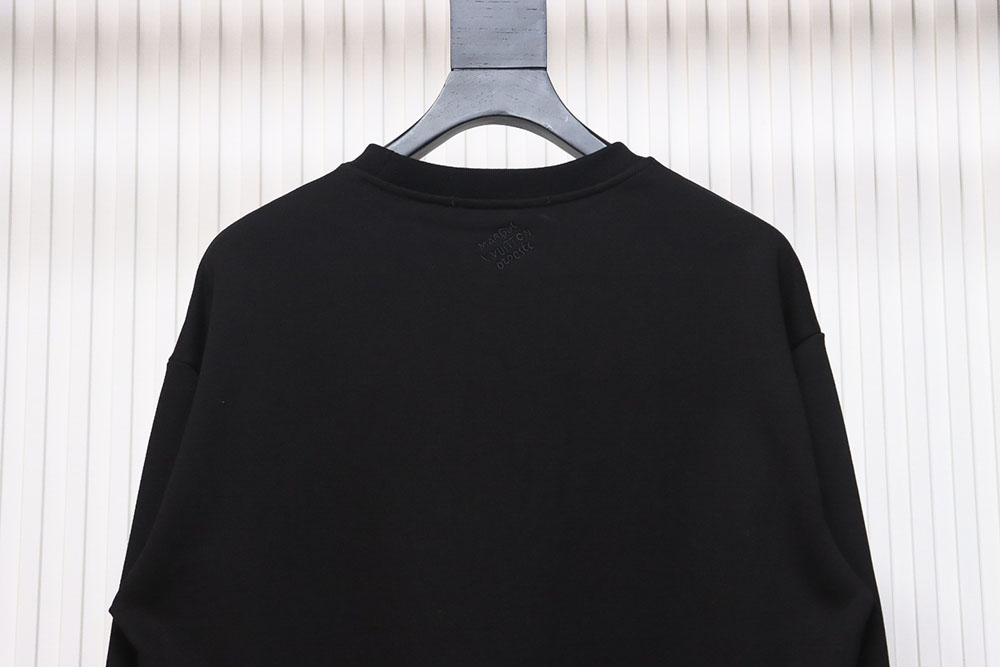 Louis Vuitton long-sleeved sweatshirt with metal studs