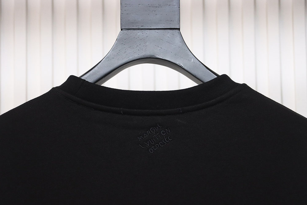 Louis Vuitton long-sleeved sweatshirt with metal studs