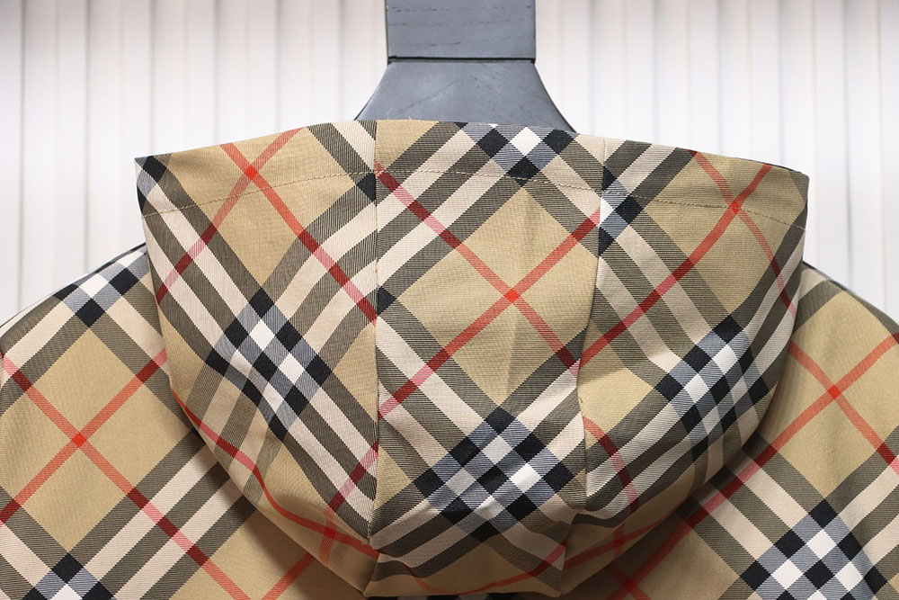 Burberry Check Warhorse Reversible Hooded Jacket