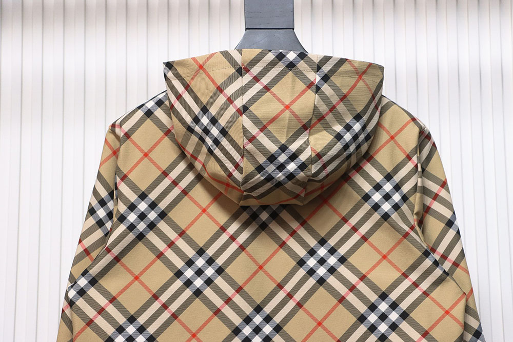 Burberry Check Warhorse Reversible Hooded Jacket