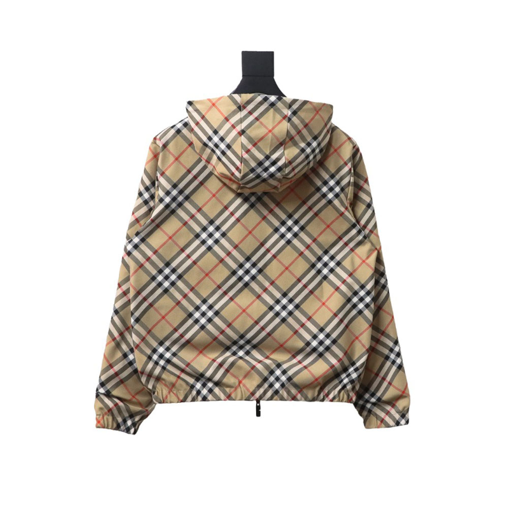 Burberry Check Warhorse Reversible Hooded Jacket