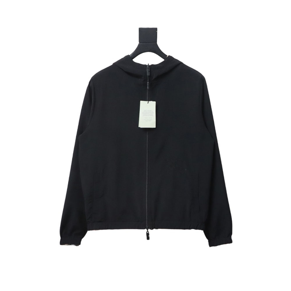 Burberry Check Warhorse Reversible Hooded Jacket