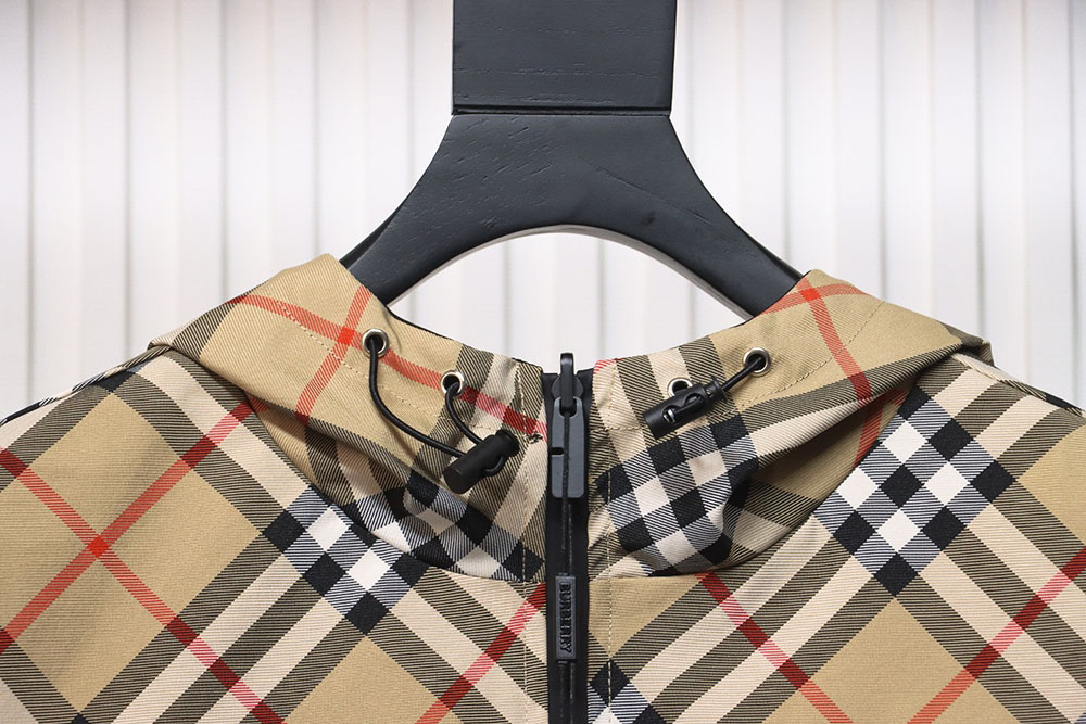 Burberry Check Warhorse Reversible Hooded Jacket