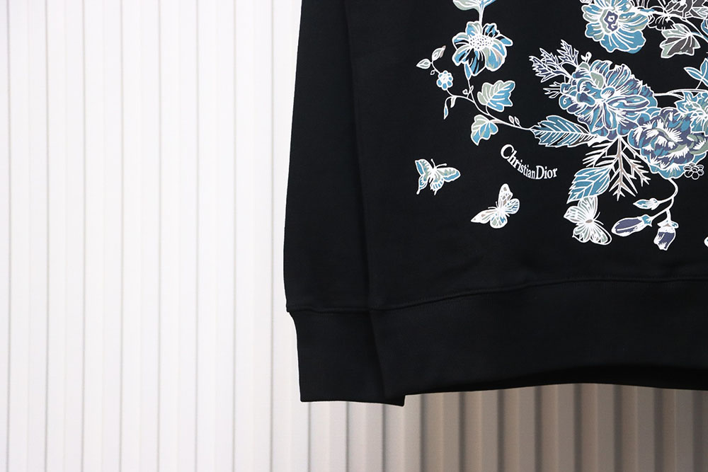 Dior floral butterfly crewneck sweatshirt TSK1
