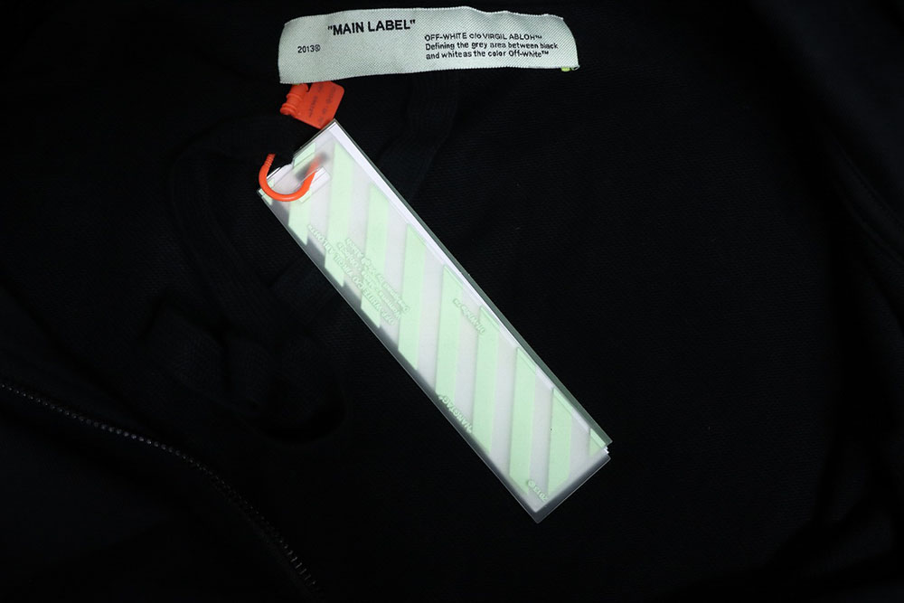 Off-white painting print zip-up hoodie TSK1