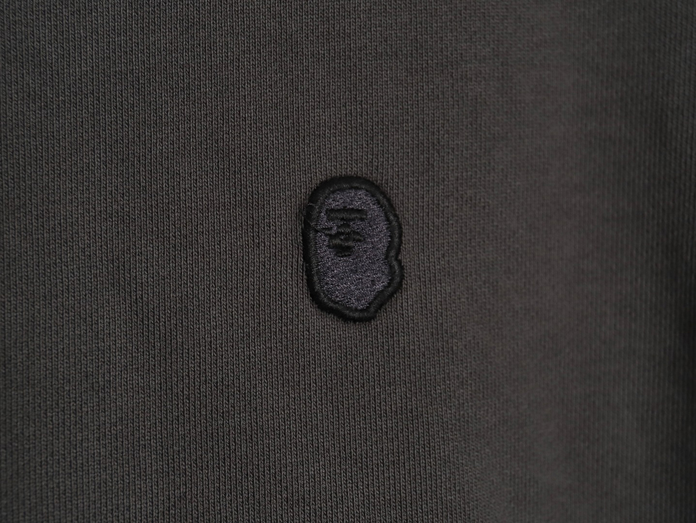 BAPE washed embroidered small logo hoodie TSK1