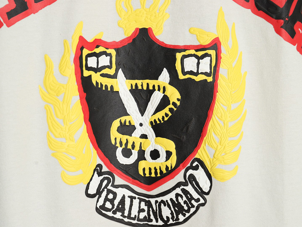 Balenciaga Scissors foam print short sleeves
