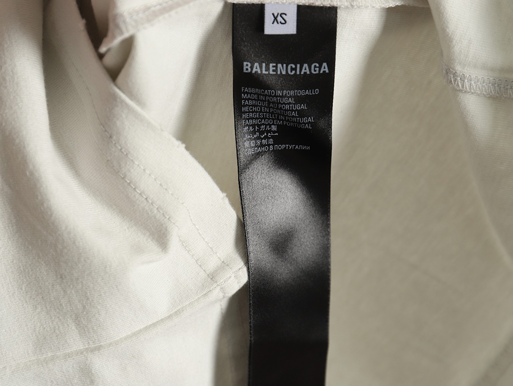 Balenciaga Scissors foam print short sleeves