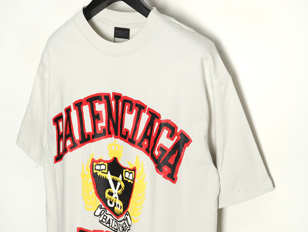 Balenciaga Scissors foam print short sleeves