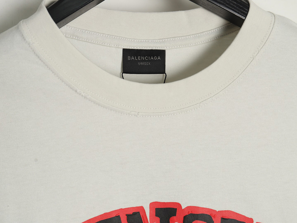 Balenciaga Scissors foam print short sleeves
