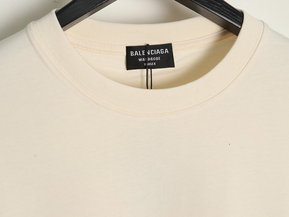 Balenciaga lettering print short sleeves