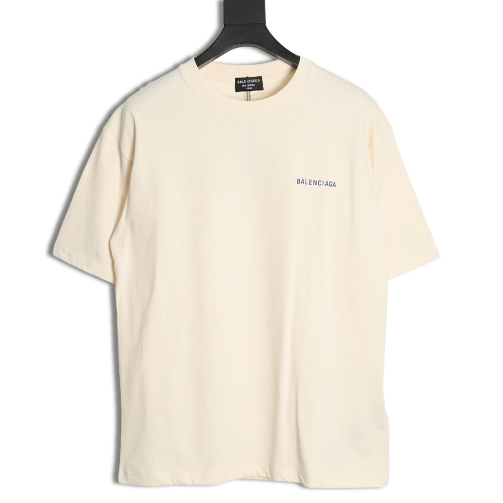 Balenciaga lettering print short sleeves
