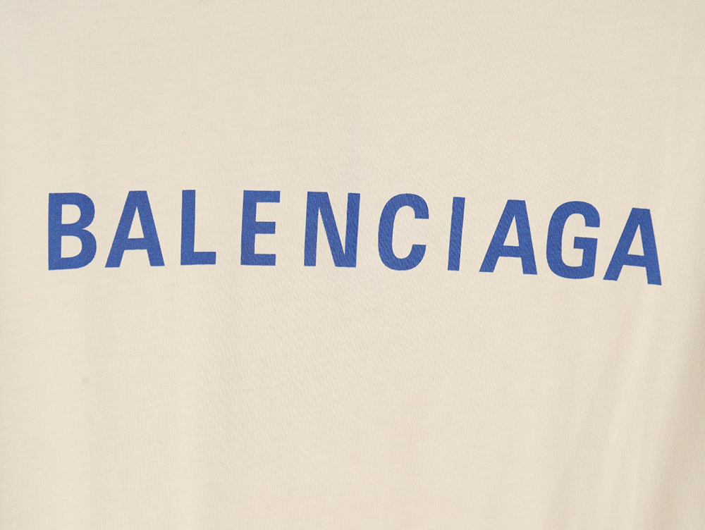 Balenciaga lettering print short sleeves