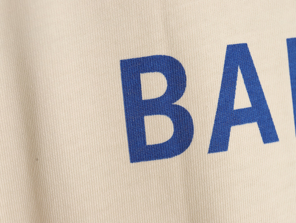 Balenciaga lettering print short sleeves