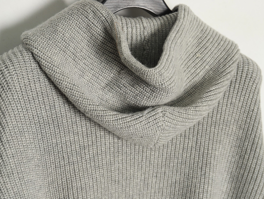 Celine felt lettering hooded sweater