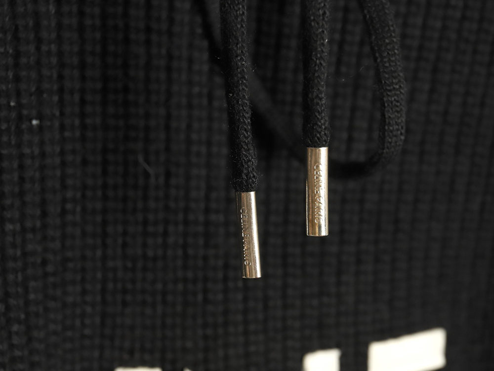 Celine felt lettering hooded sweater TSK1
