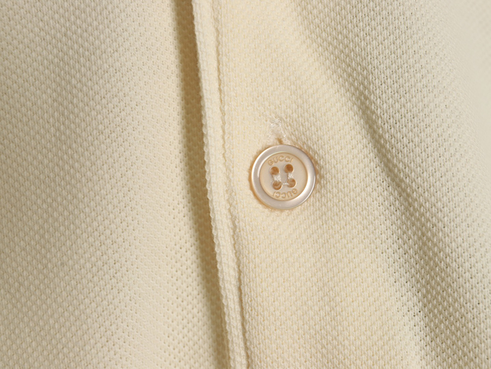 Gucci reflective webbing polo short sleeve