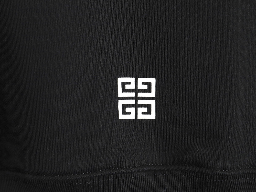Givenchy Curved English Embroidery Round Neck Sweatshirt
