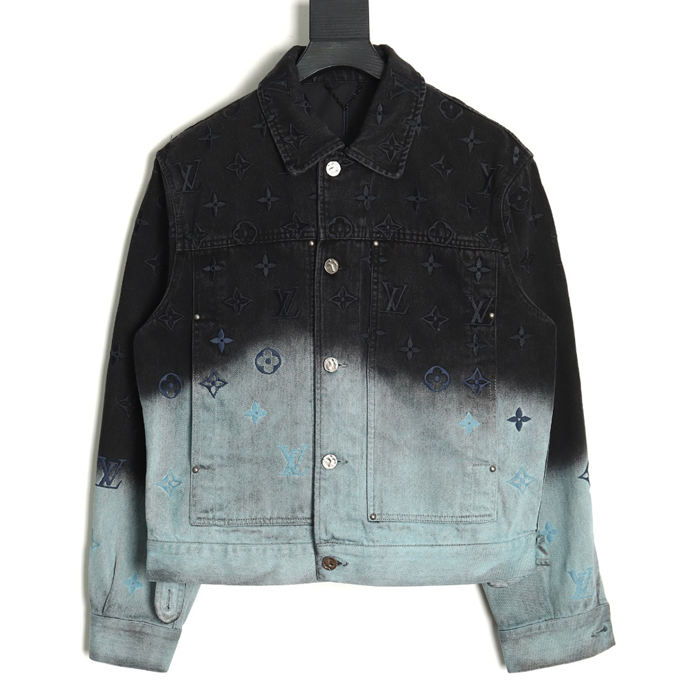 Louis Vuitton Gradient Jacquard Denim Jacket