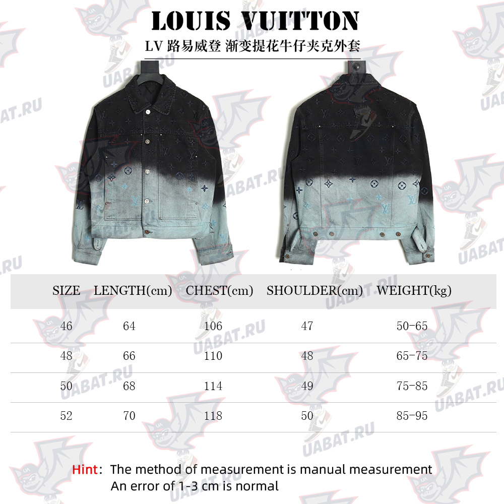 Louis Vuitton Gradient Jacquard Denim Jacket