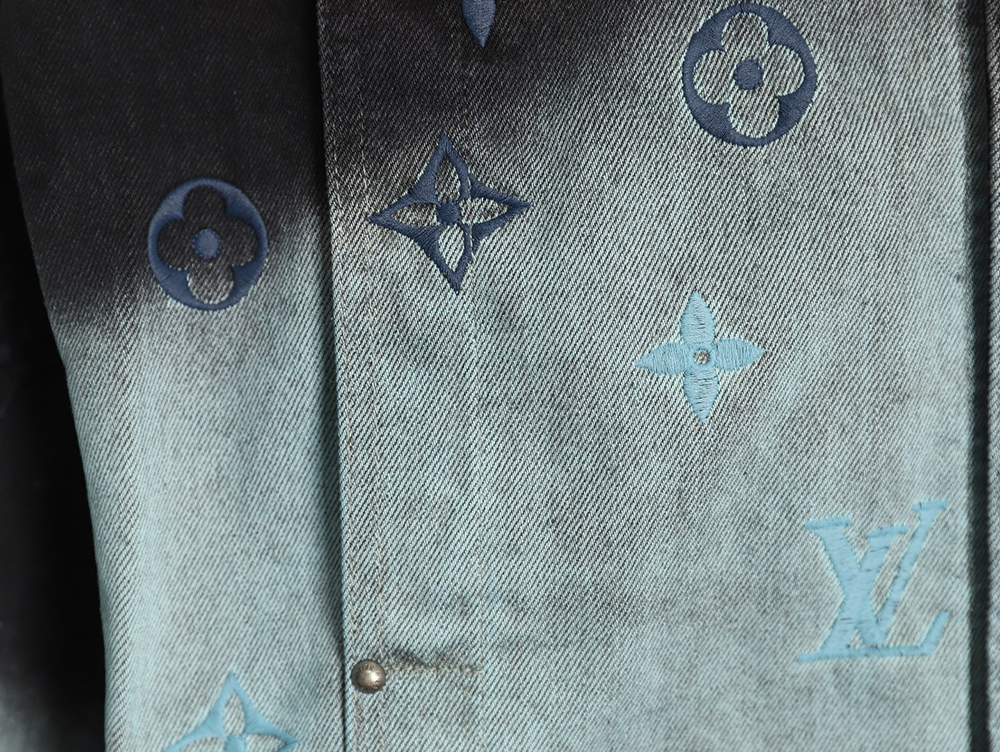 Louis Vuitton Gradient Jacquard Denim Jacket