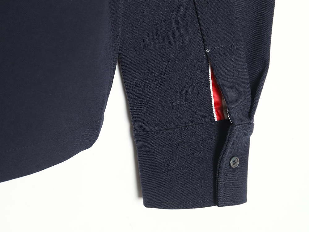 Thom Browne patchwork contrast shirt jacket TSK1