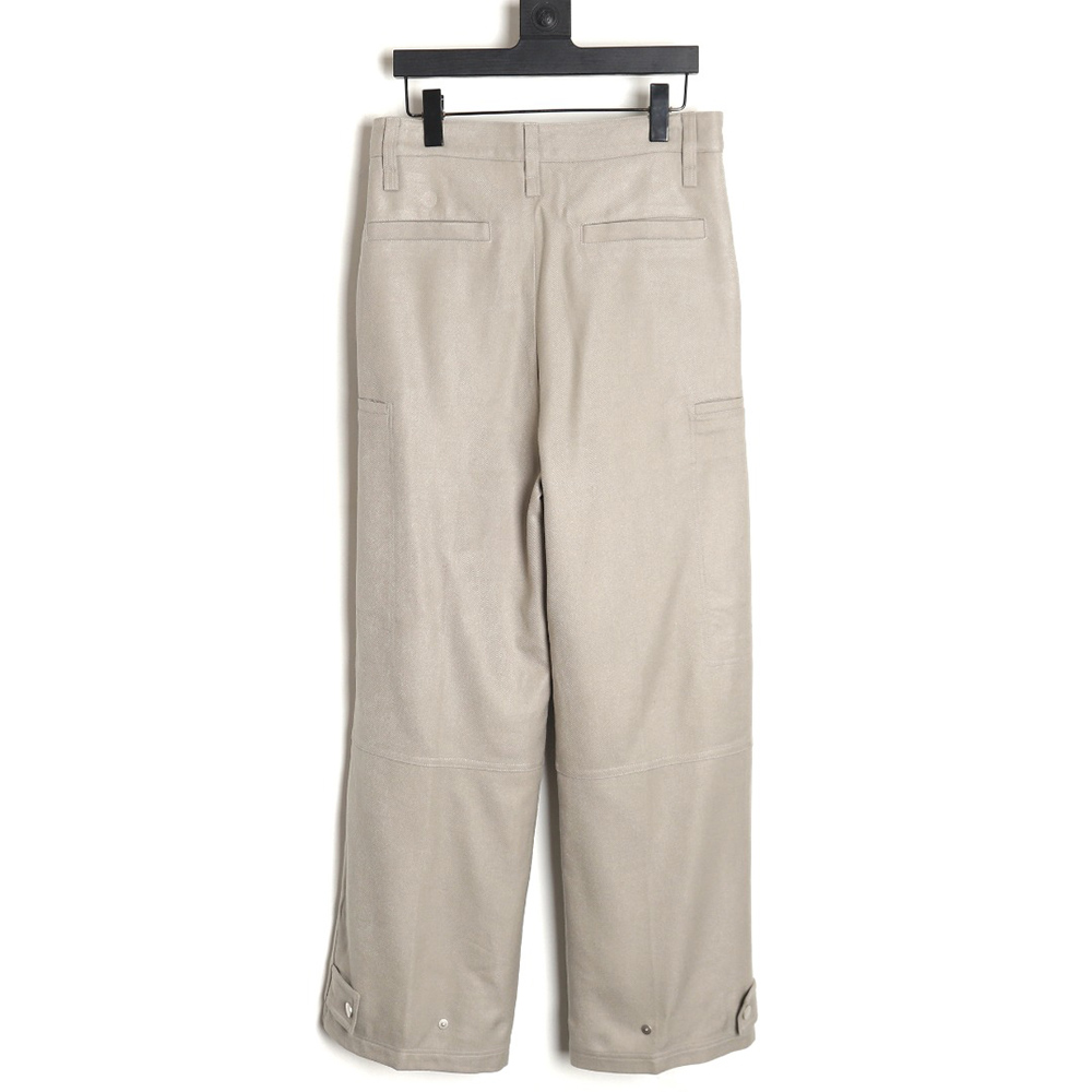 Ami Paris wool zip-up tailored trousers
