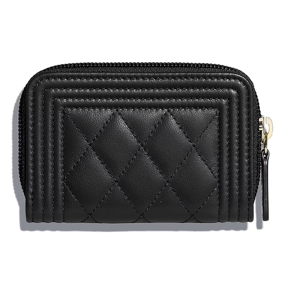 Chanel Boy Zipped Coin Purse Y07659 7.4*11*2cm