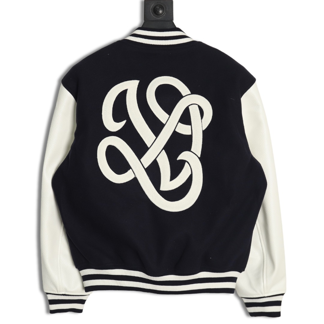 Louis Vuitton conch embroidered logo baseball jacket S-XL
