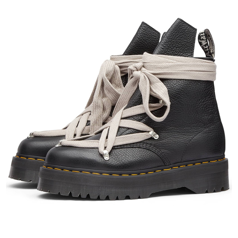 Dr. Martens x Rick Owens 1460 Quad Leather Sole Pentagram Jumbo Lace Boot 