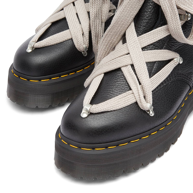 Dr. Martens x Rick Owens 1460 Quad Leather Sole Pentagram Jumbo Lace Boot 