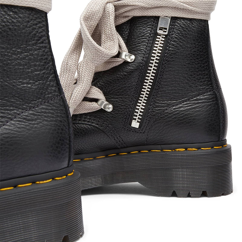 Dr. Martens x Rick Owens 1460 Quad Leather Sole Pentagram Jumbo Lace Boot ''Black''