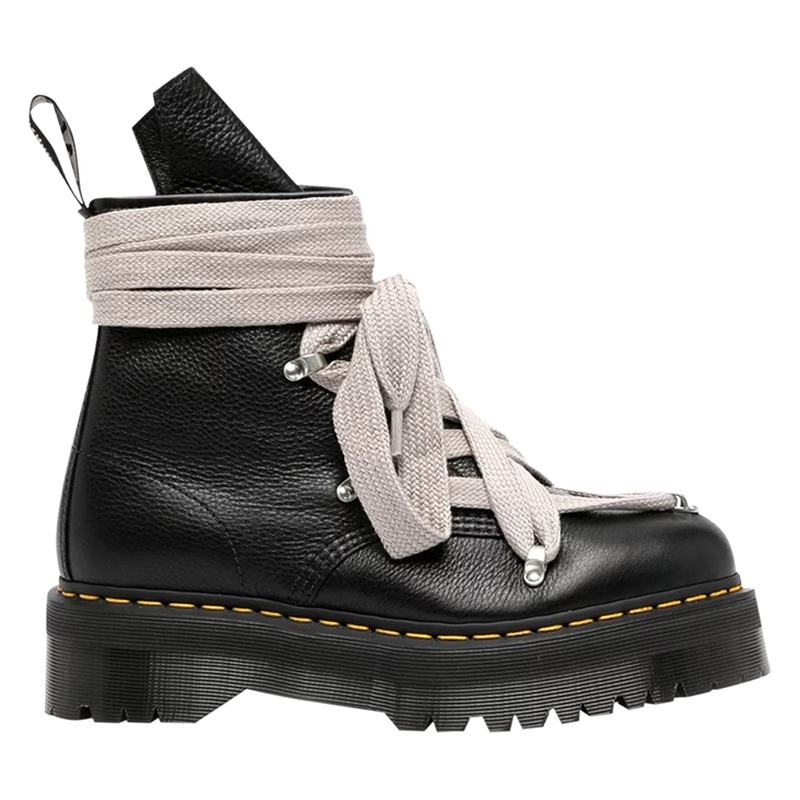 Dr. Martens x Rick Owens 1460 Quad Leather Sole Pentagram Jumbo Lace Boot 