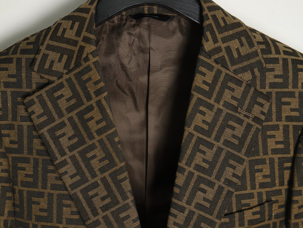 Fendi all over print FF suit jacket 46-52