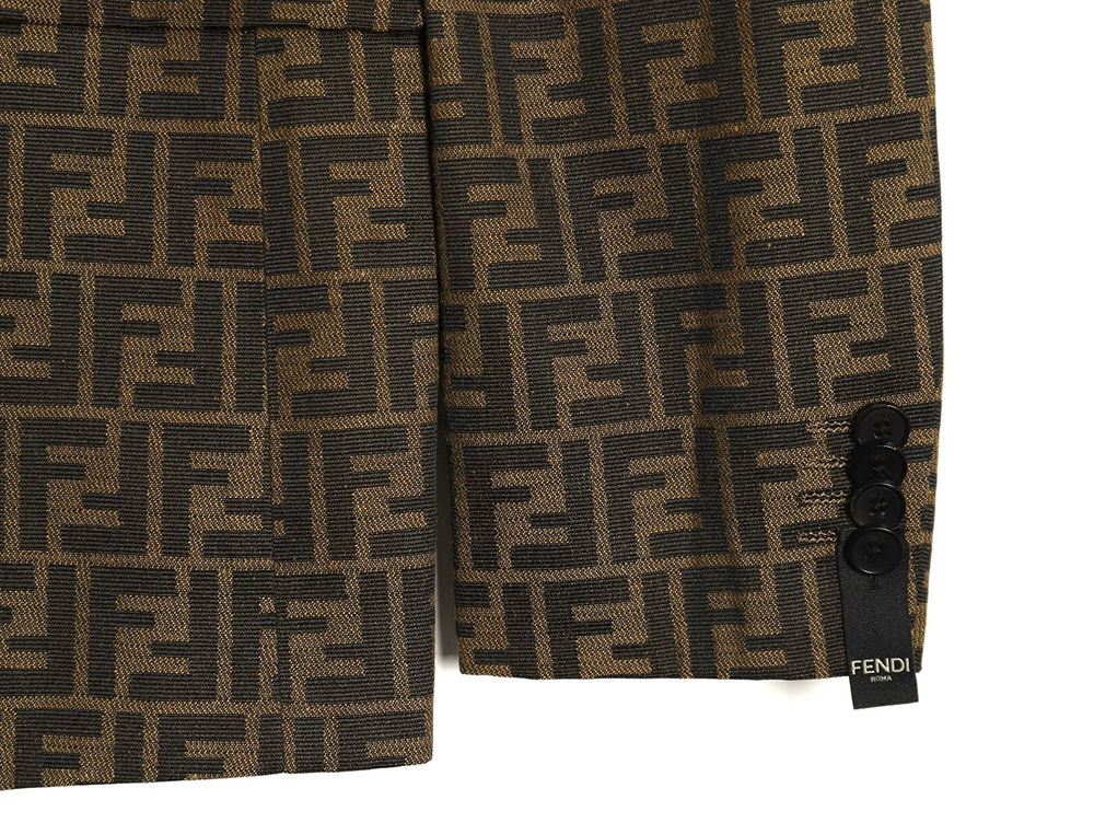 Fendi all over print FF suit jacket 46-52