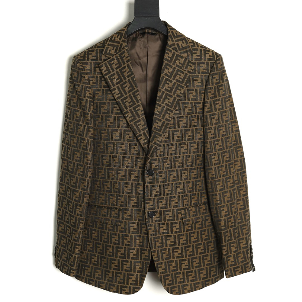 Fendi all over print FF suit jacket 46-52