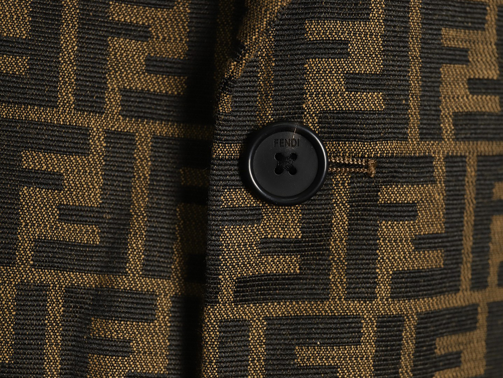 Fendi all over print FF suit jacket 46-52