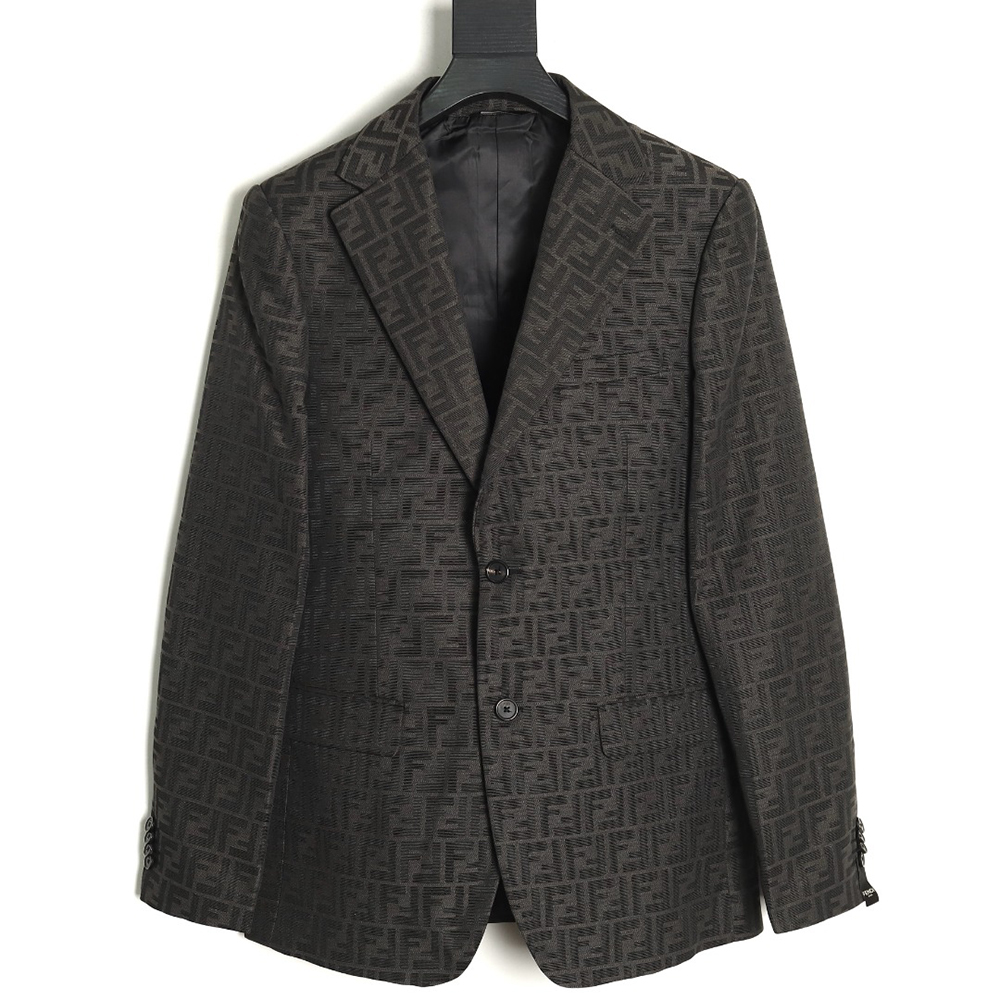 Fendi all over print FF suit jacket TSK1 46-52