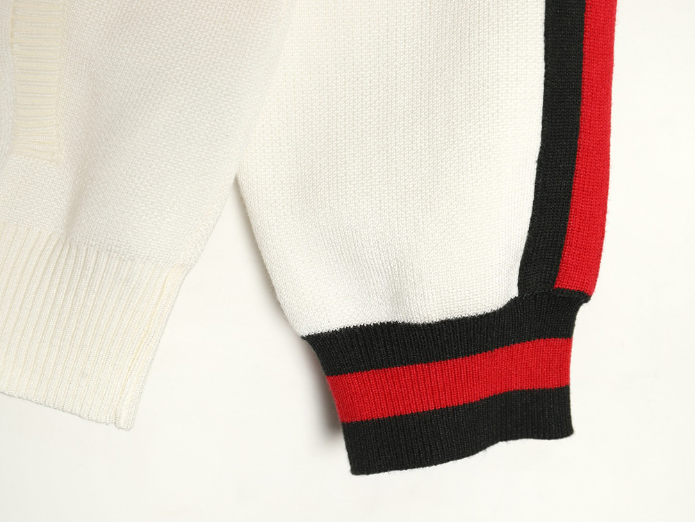 Gucci x Adidas co-branded trefoil embroidered knitted jacket XS-L