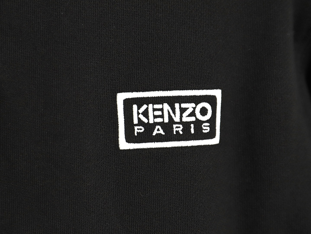 Kenzo black and white embroidered hoodie S-XXL