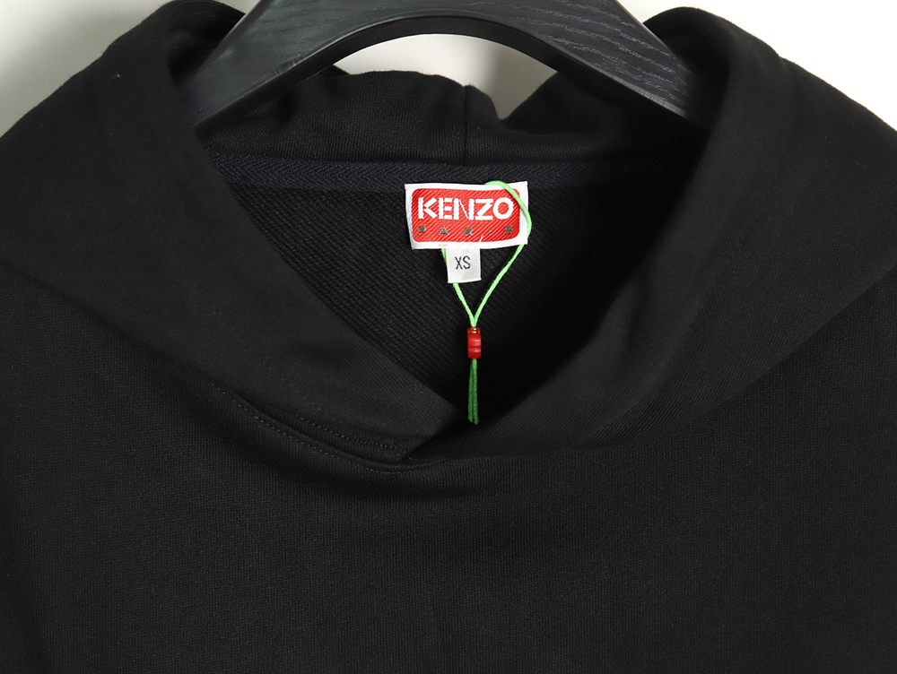 Kenzo black and white embroidered hoodie S-XXL
