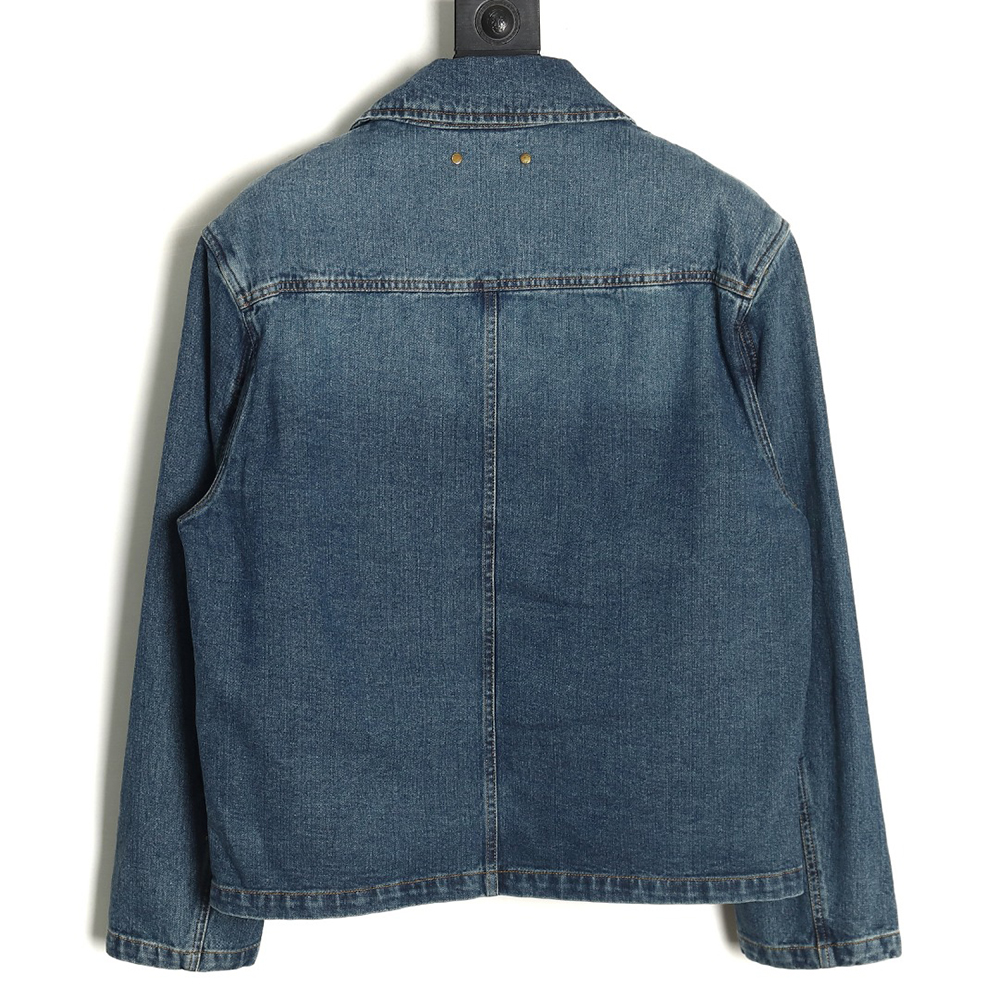 Louis Vuitton embossed monogram denim jacket 46-52