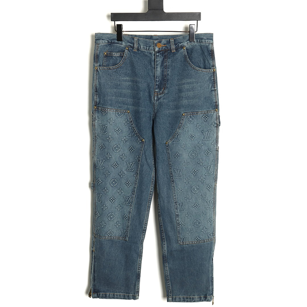 Louis Vuitton embossed monogram cargo jeans 29-32