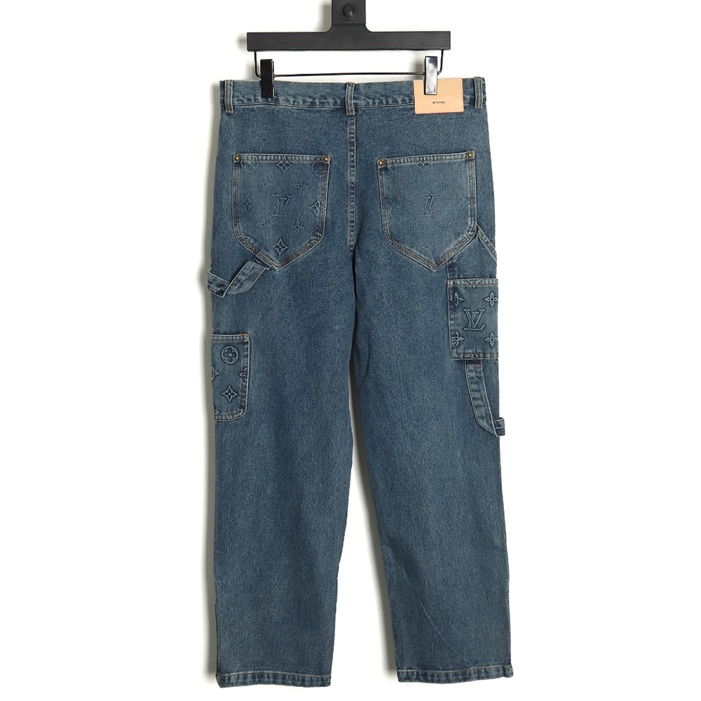 Louis Vuitton embossed monogram cargo jeans 29-32