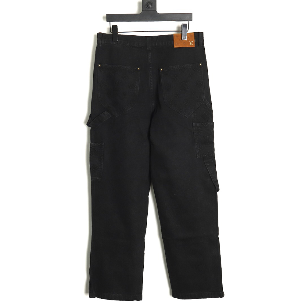 Louis Vuitton embossed monogram cargo jeans TSK1 29-32